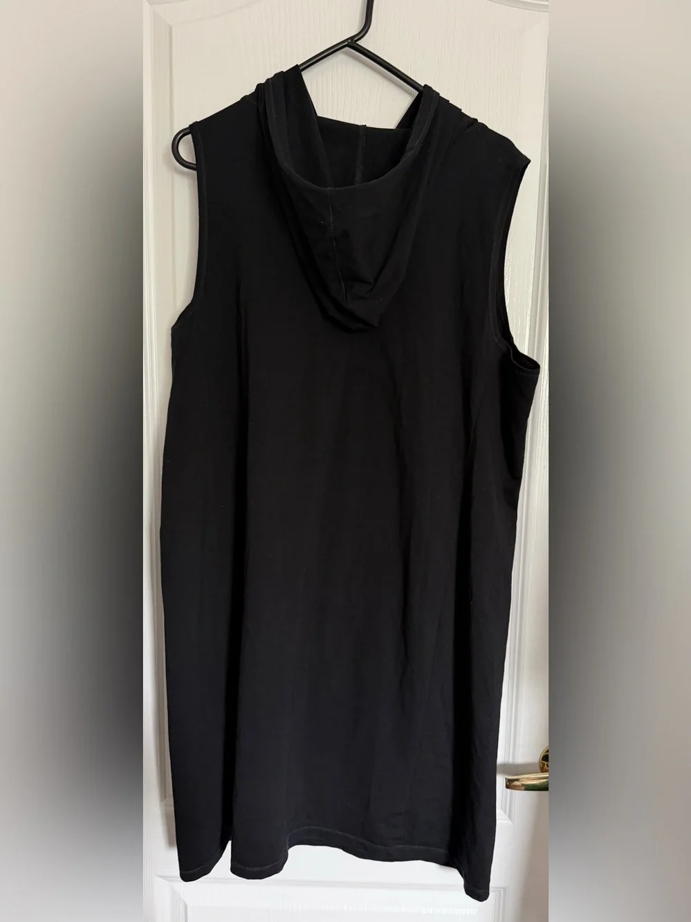 Eileen Fisher Black Sleeveless A-Line Tunic - Picture 4 of 5